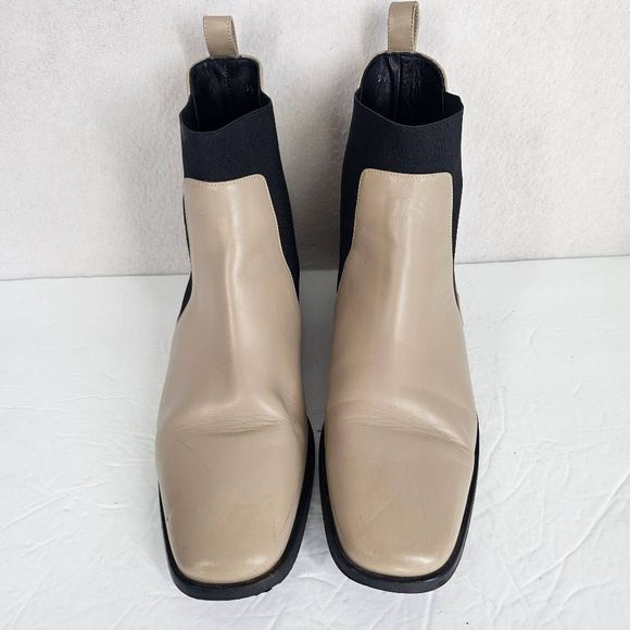 Everlane Italian Leather Chelsea Boots Tan 9.5 - Picture 6 of 12
